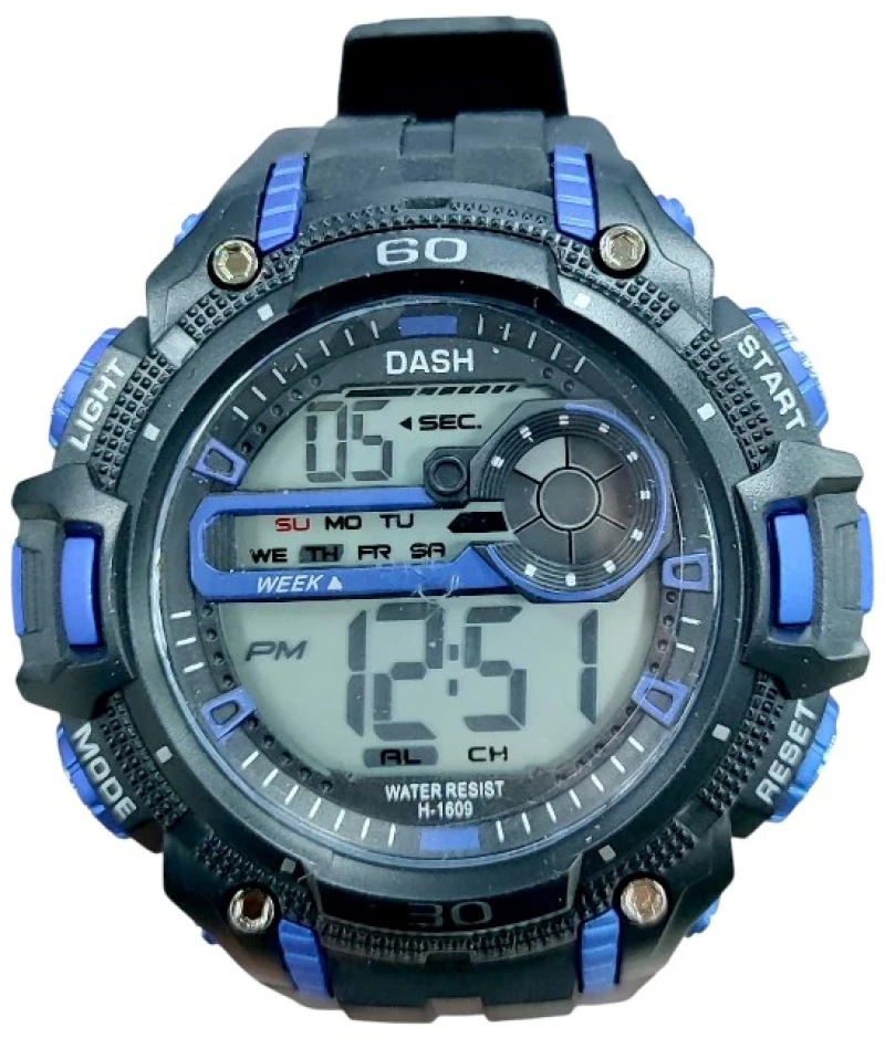 Ψηφιακό ρολόι χειρός - H1609 - Dash - 115169 - Black/Blue