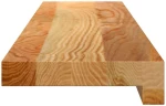 vidaXL Περβάζια παραθύρων 2 τεμ. Αν. Καφέ 80x15x2 εκ. Μασίφ Ξύλο Δρυός