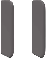 vidaXL Αυτί Κεφαλής 2 pcs Γκρι 40 x 16 x 5 εκ.