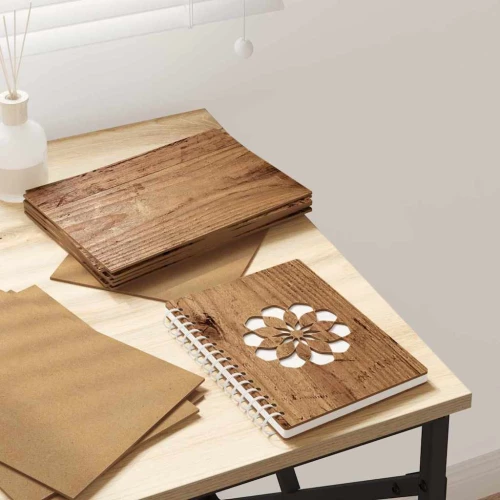 vidaXL Διακοσμητικά Πάνελ 12 pcs Παλιό ξύλο 21 x 30 x 0,27 εκ