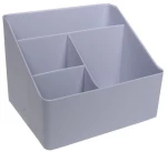 Organizer για καλλυντικά ή μολυβοθήκη, γκρι, 18x13,5x15 εκ.