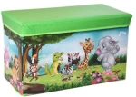 Κουτί αποθήκευσης υφασμάτινο "zoo" Υ35x60x30εκ.
