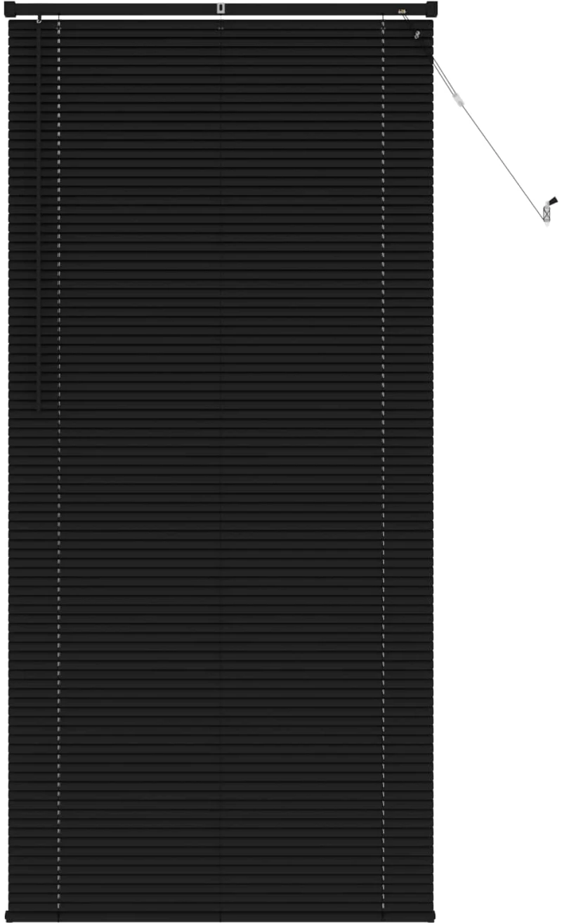 vidaXL Βενετσιάνικη Σκίαση Μαύρο 213 x 70 εκ PVC