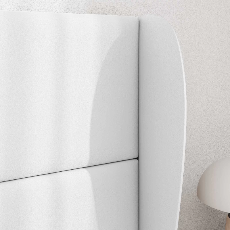vidaXL Αυτί Κεφαλής Λευκό 80 x 23 x 6 εκ. PVC