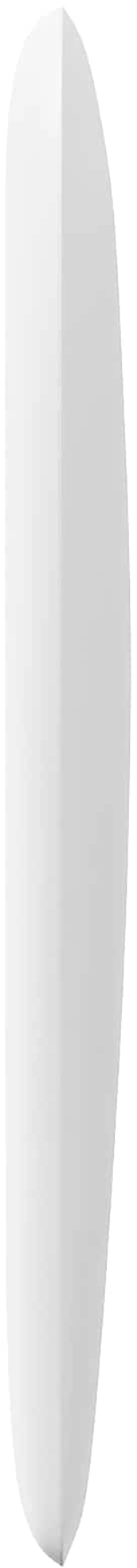 vidaXL Αυτί Κεφαλής Λευκό 80 x 23 x 6 εκ. PVC