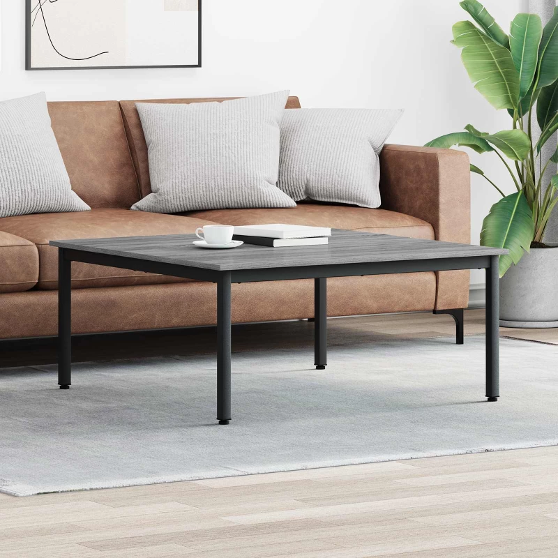 vidaXL Τραπεζάκι σαλονιού Γκρίζο Σονομα 100 x 100 x 45 cm