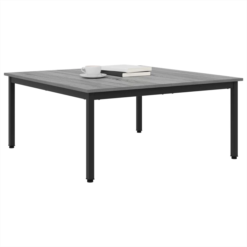 vidaXL Τραπεζάκι σαλονιού Γκρίζο Σονομα 100 x 100 x 45 cm