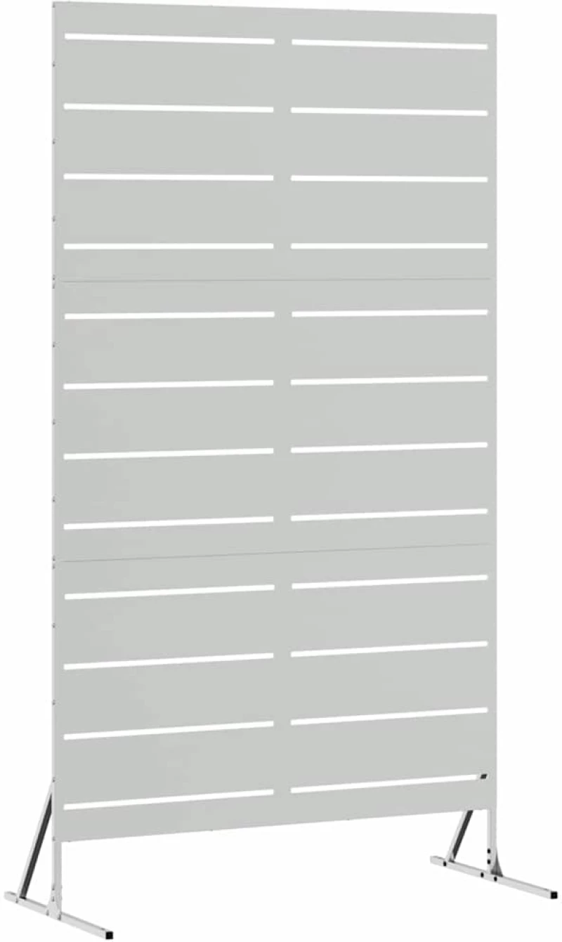 vidaXL Οθόνη Ιδιωτικότητας Γκρι 100 x 50 x 180 εκ. Ατσάλι
