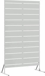 vidaXL Οθόνη Ιδιωτικότητας Γκρι 100 x 50 x 180 εκ. Ατσάλι