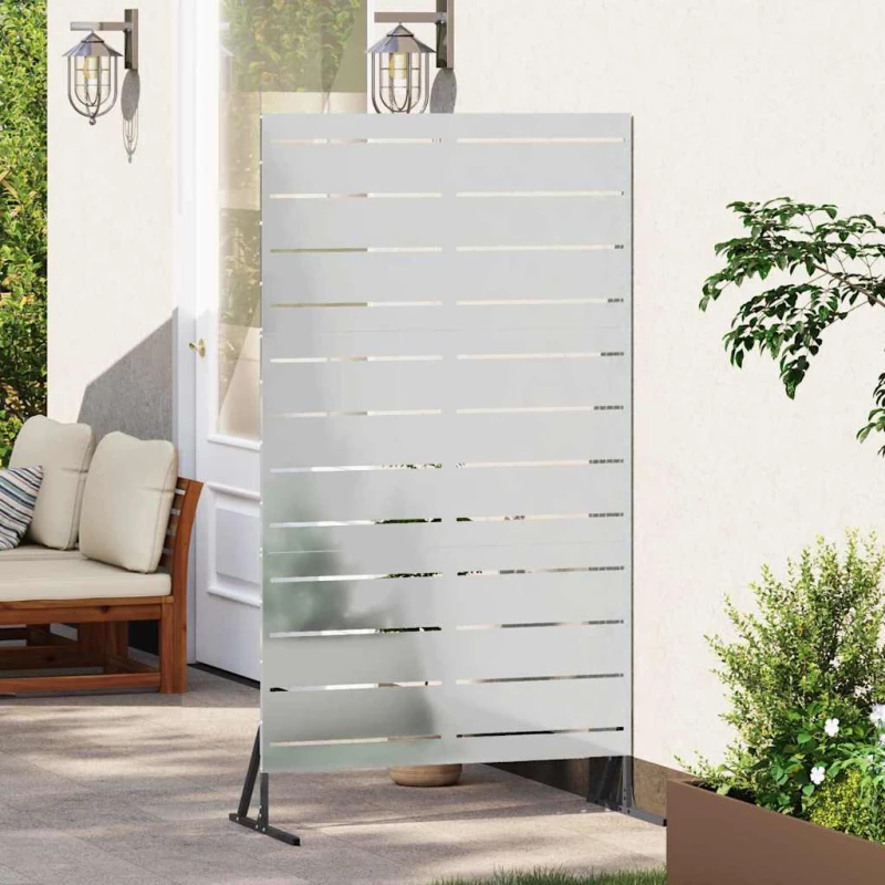 vidaXL Οθόνη Ιδιωτικότητας Γκρι 100 x 50 x 180 εκ. Ατσάλι