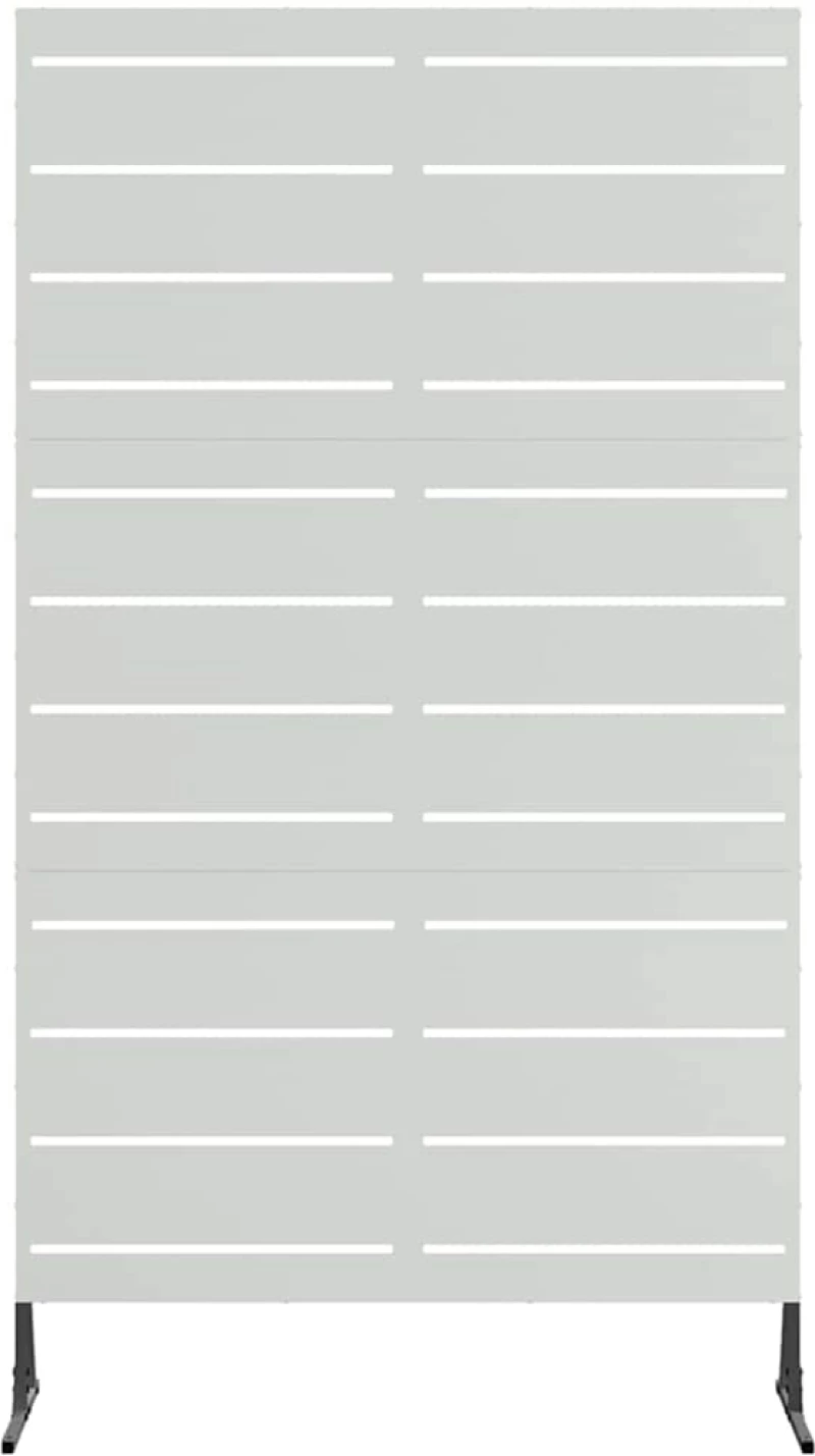 vidaXL Οθόνη Ιδιωτικότητας Γκρι 100 x 50 x 180 εκ. Ατσάλι