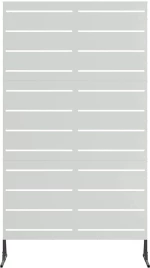 vidaXL Οθόνη Ιδιωτικότητας Γκρι 100 x 50 x 180 εκ. Ατσάλι
