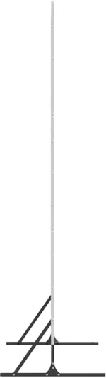 vidaXL Οθόνη Ιδιωτικότητας Γκρι 100 x 50 x 180 εκ. Ατσάλι