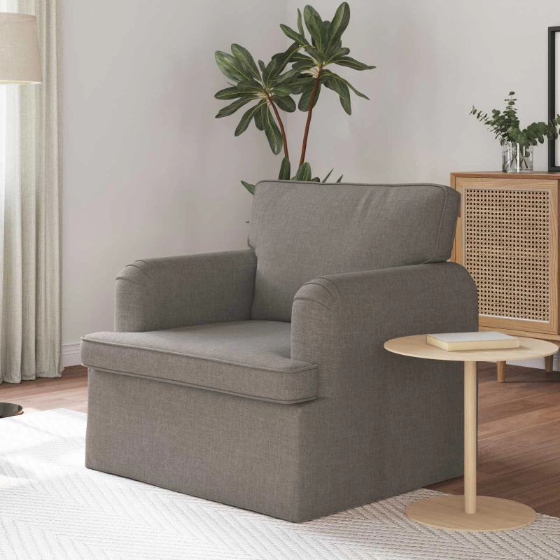 vidaXL Καναπές Taupe 84 x 80 x 85 εκ ύφασμα