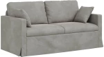 vidaXL Καναπές Ανοιχτό γκρι 158 x 78 x 80 εκ Βελούδο