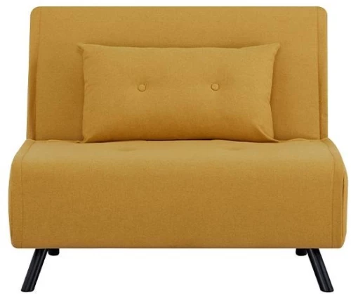 Πολυθρόνα κρεβάτι Nextdeco Berlin μουσταρδί Υ92x100x91εκ.
