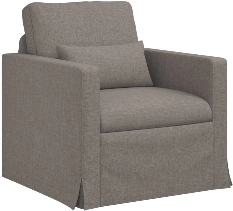 vidaXL Σετ Καναπέ 2 pcs Taupe 139 x 78 x 80 εκ ύφασμα