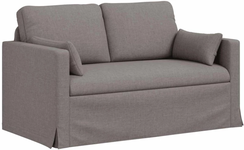 vidaXL Σετ Καναπέ 2 pcs Taupe 139 x 78 x 80 εκ ύφασμα