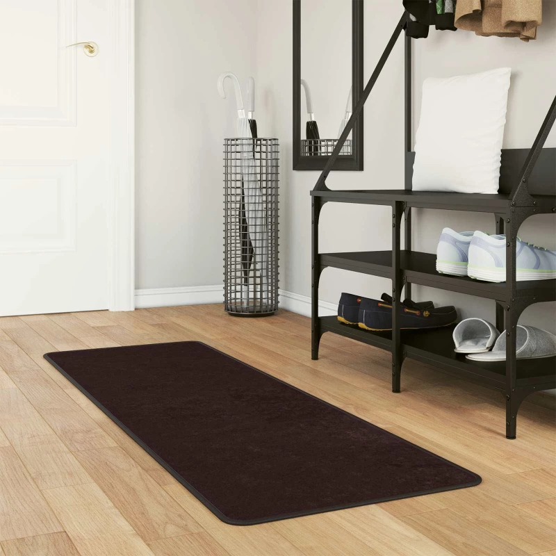 vidaXL Χαλί Runner MARSA Ανθρακί 50 x 150 cm Πολυέστερ και PVC