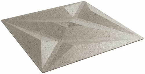 vidaXL Πάνελ τοίχου Αστέρι 24 pcs Αστέρι Μπετόν 50 x 50 cm Φελιζόλ XPS