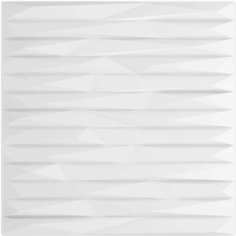 vidaXL Πάνελ τοίχου 48 pcs Άσπρη Πέτρα 50 x 50 cm Φελιζόλ XPS