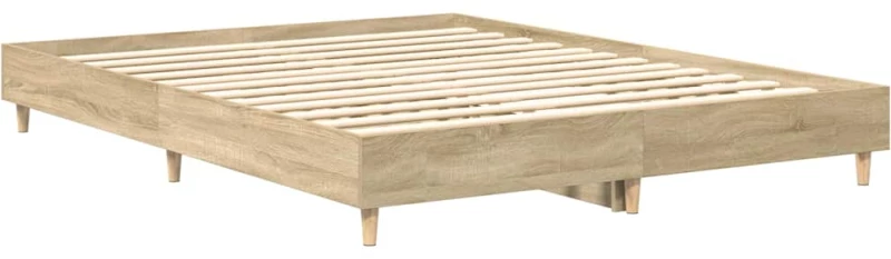 vidaXL Σκελετός Κρεβατιού 2 pcs Σονόμα 152 x 203 cm Επεξεργασμένο ξύλο