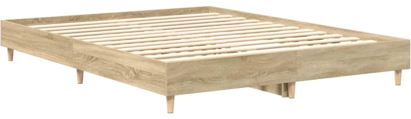 vidaXL Σκελετός Κρεβατιού 2 pcs Σονόμα 152 x 203 cm Επεξεργασμένο ξύλο