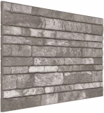 vidaXL Πάνελ τοίχου 10 pcs Σκούρο Γκρι 100 x 50 cm Αφρός EPS