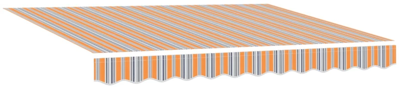 vidaXL Χειροκίνητη αναδιπλούμενη τέντα με LED 3 x 2,5 μ