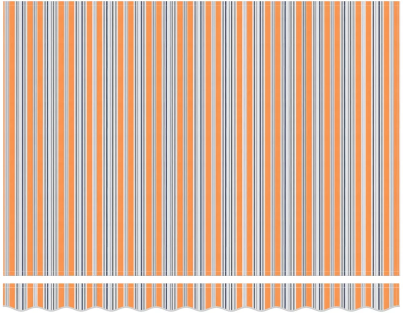 vidaXL Χειροκίνητη αναδιπλούμενη τέντα με LED 3 x 2,5 μ