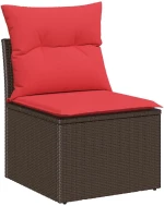 vidaXL Σετ Καναπέ 8 pcs Καφέ συνθετικό ρατάν
