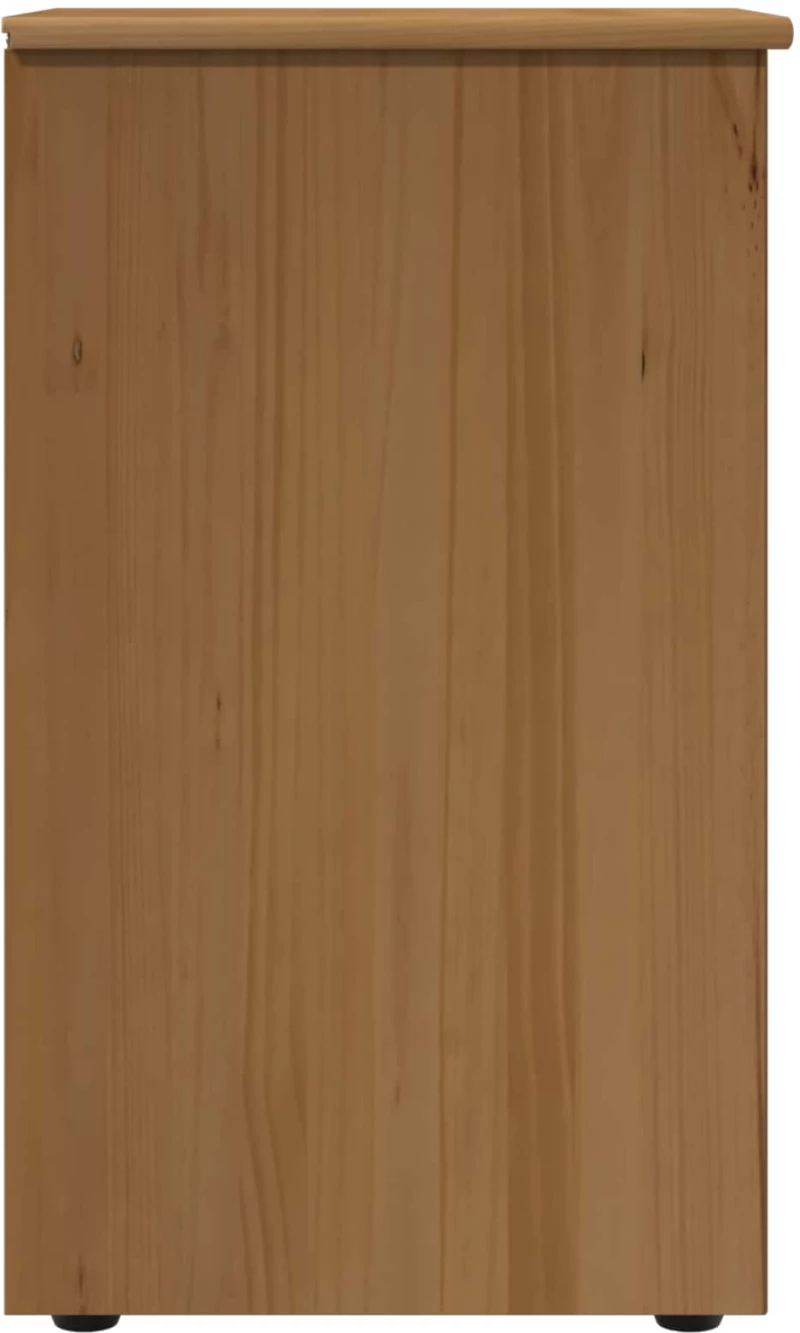 vidaXL Ντουλαπιού Μέλι Καφέ 34 x 39 x 61,5 εκ Στερεό ξύλο πεύκου