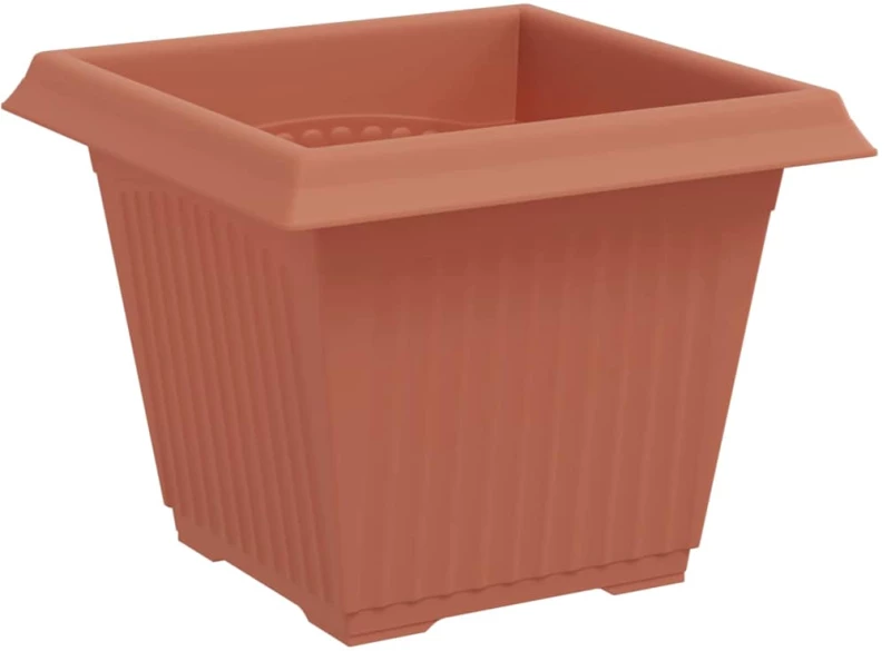vidaXL Γλάστρες φυτών 6 pcs Κεραμιδί 33 x 33 x 26 εκ Πλαστικό