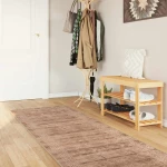 vidaXL Χαλί Runner MARSA Λευκός 100 x 450 εκ. Πολυέστερ και PVC