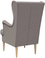vidaXL Πολυθρόνα Taupe ύφασμα