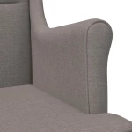 vidaXL Πολυθρόνα Taupe ύφασμα