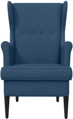 vidaXL Πολυθρόνα Μπλε Ύφασμα