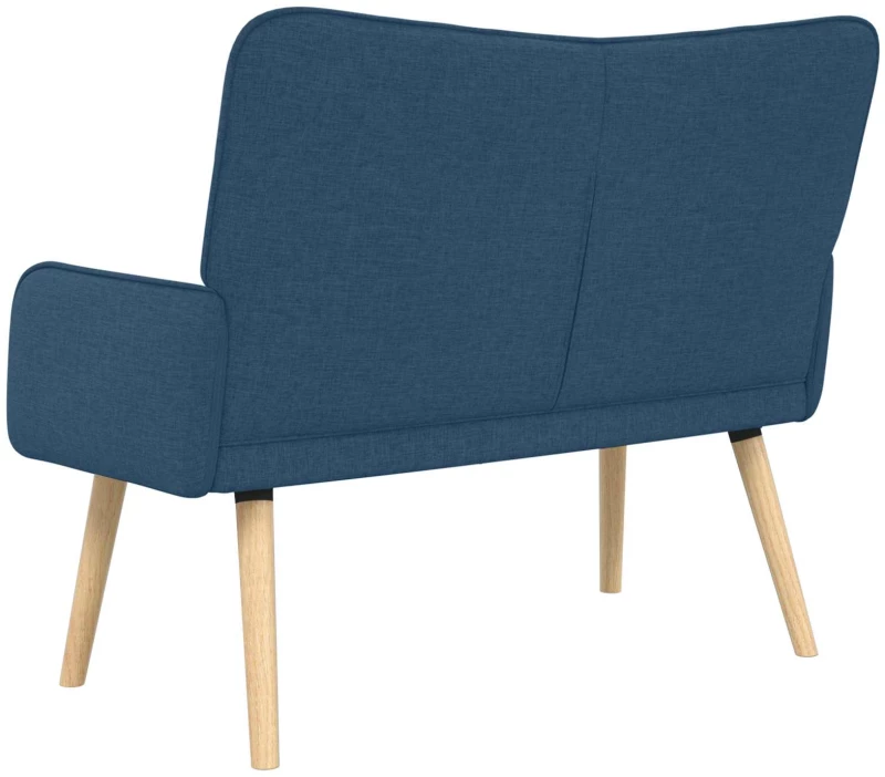 vidaXL Διθέσιος Καναπές Μπλε 115 x 61 x 87 εκ. ύφασμα