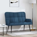 vidaXL Διθέσιος Καναπές Μπλε 115 x 61 x 87 εκ. ύφασμα