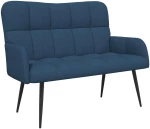 vidaXL Διθέσιος Καναπές Μπλε 115 x 61 x 87 εκ. ύφασμα