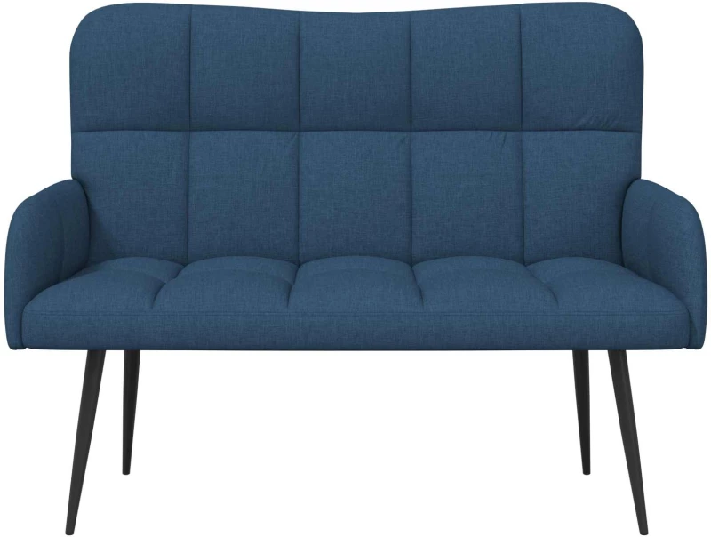 vidaXL Διθέσιος Καναπές Μπλε 115 x 61 x 87 εκ. ύφασμα