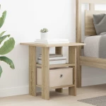 vidaXL Κομοδίνο 2 pcs Δρύς Sonoma 41 x 40 x 45 εκ Επεξεργασμένο ξύλο