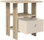 vidaXL Κομοδίνο 2 pcs Δρύς Sonoma 41 x 40 x 45 εκ Επεξεργασμένο ξύλο