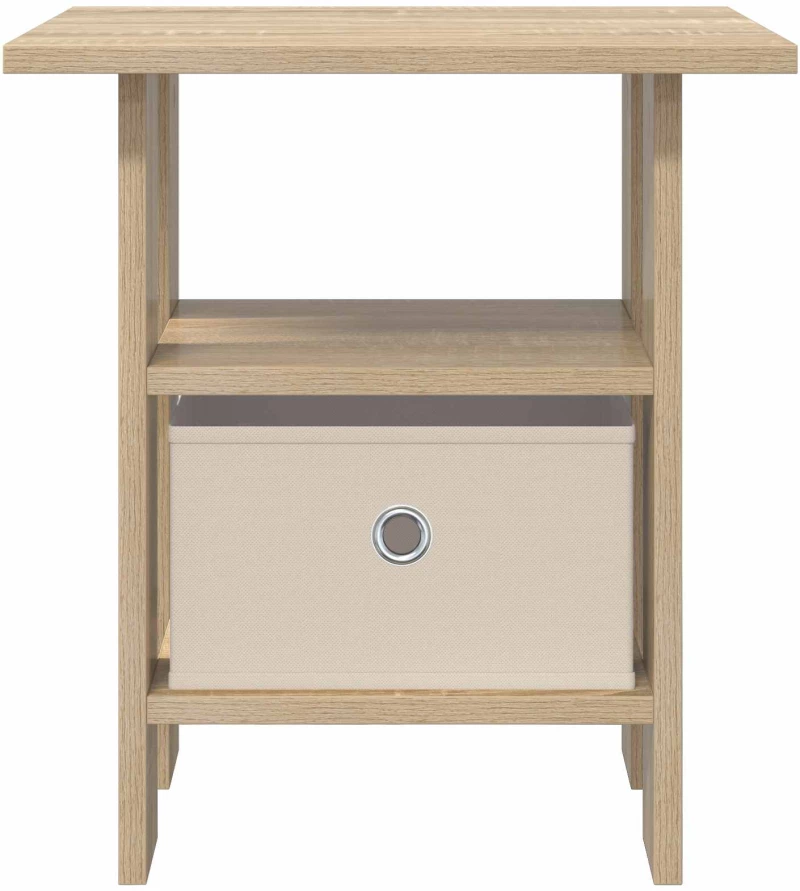 vidaXL Κομοδίνο 2 pcs Δρύς Sonoma 41 x 40 x 45 εκ Επεξεργασμένο ξύλο