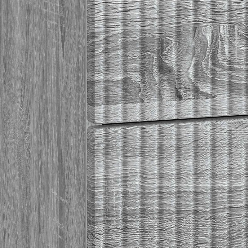 vidaXL Κομοδίνο Γκρι Sonoma 43 x 34,5 x 47,5 εκ Επεξεργασμένο Ξύλο