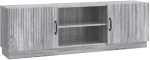 vidaXL Ντουλάπι TV Γκρι Sonoma 150 x 31 x 47 εκ Επεξεργασμένο Ξύλο