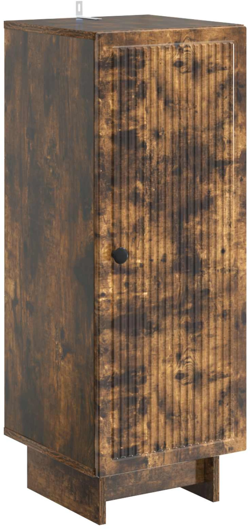vidaXL Πλαϊνό γραφείο Καπνισμένο Ξύλο Δρυός 33 x 34,5 x 90 εκ