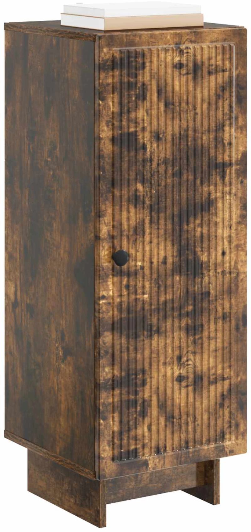 vidaXL Πλαϊνό γραφείο Καπνισμένο Ξύλο Δρυός 33 x 34,5 x 90 εκ