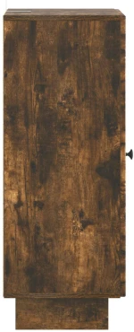 vidaXL Πλαϊνό γραφείο Καπνισμένο Ξύλο Δρυός 33 x 34,5 x 90 εκ