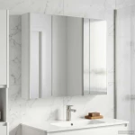 vidaXL Καθρέφτης Ντουλάπα Μπάνιου Λευκό 83,5 x 15,5 x 70 εκ.